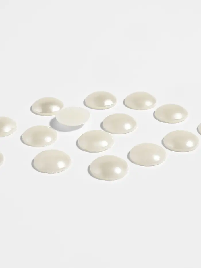 Стразы термоклеевые &laquo;Жемчуг&raquo;, d=12 мм, 20 шт.