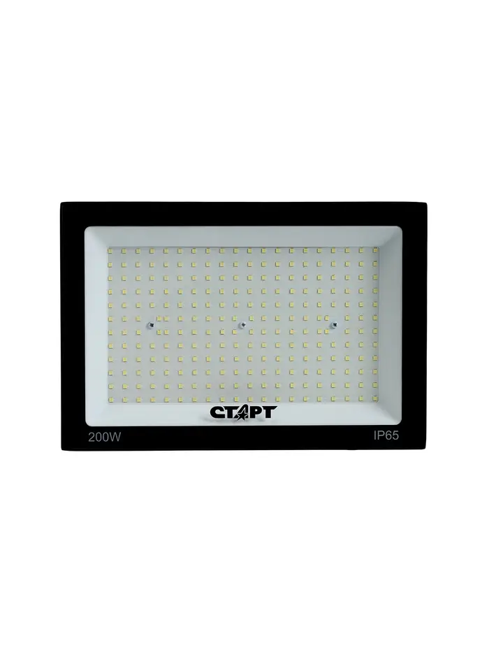 Прожектор светодиодный СТАРТ, 200 Вт, 17000 Лм, 6500К, IP65, чёрный