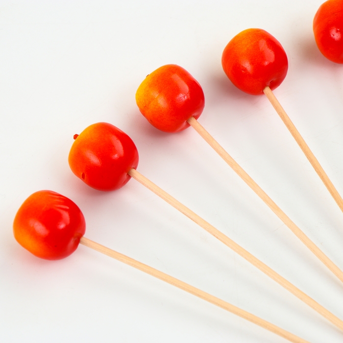 Шпажки &laquo;Яблочки&raquo;, 11 см, набор 6 шт.