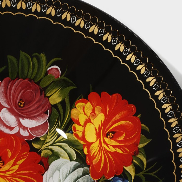 Салатник стеклянный Доляна &laquo;Народные мотивы&raquo;, 920 мл, 22&times;5 см