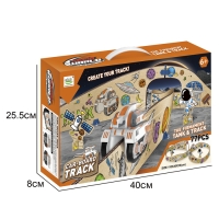 Автотрек &laquo;Гибкий&raquo;, несколько вариантов сборки, работает от батареек