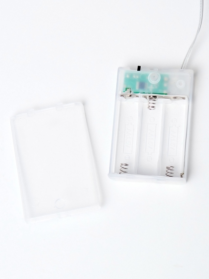 Фигура световая "Подарки цилиндр серые", 25х20х15 см, 90 LED, батарейки ААх8 (не в компл.), свечение тёплое белое