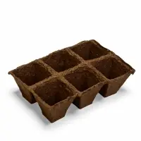 Набор для рассады: торфяная кассета, 12 ячеек по 50 мл, поддон _ &times; _ см, зелёный