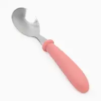 Набор детских столовых приборов в футляре: вилка, ложка Крошка Я розовый