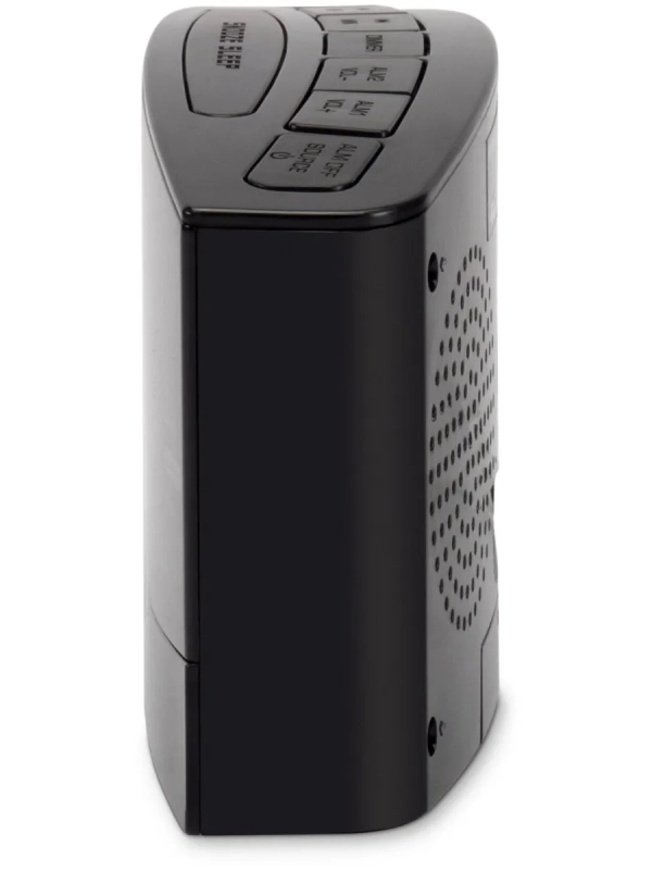 Радиобудильник H-RCL238 черный LCD подсв белая часы цифровые