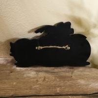 Панно "Чоппер" дерево 30х16 см, синий