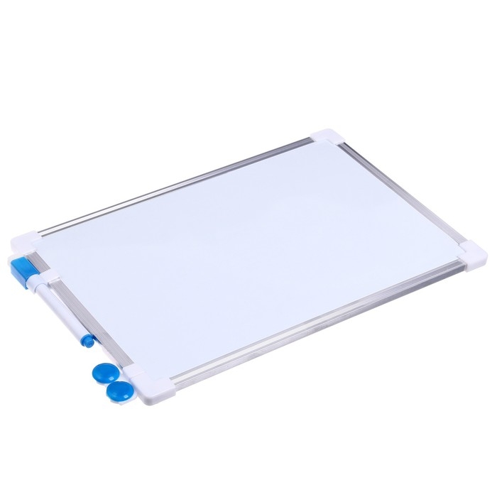 Доска магнитная, 32 &times; 20 см, маркер и магниты в наборе