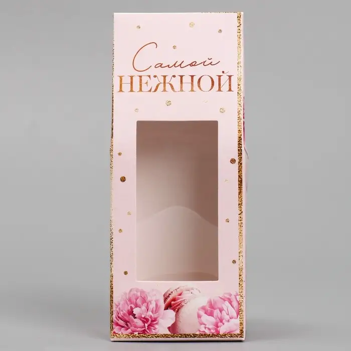 Коробка складная &laquo;8 марта&raquo;, 5.7 х 14.5 х 3.5 см