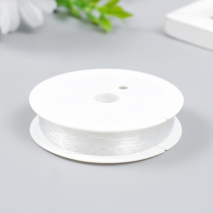 Нить силиконовая для бисера "Astra" 0,4 мм, 25 м, прозрачный