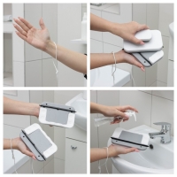 Магнитная щётка для мытья окон с двух сторон Raccoon &laquo;Модерн&raquo;, прямоугольная, на стекло 3-10 мм