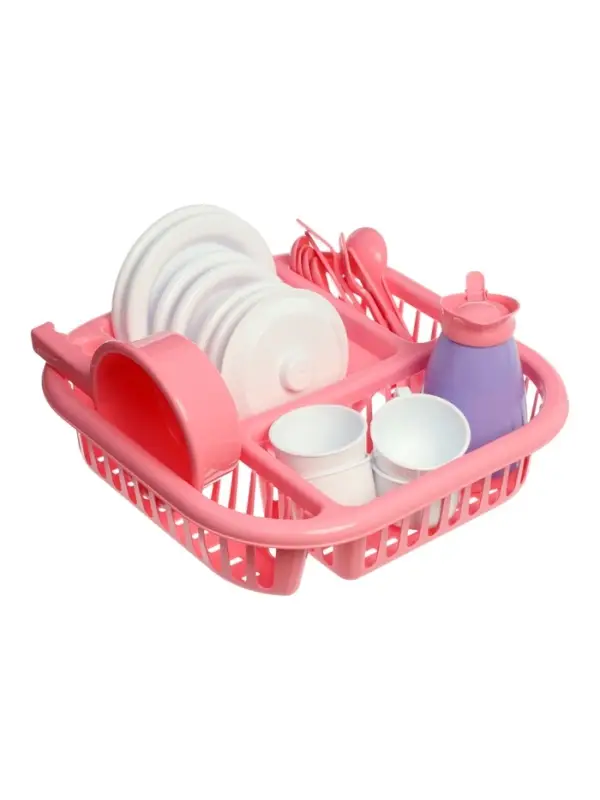 Набор детской посуды  с сушилкой на 4 персоны