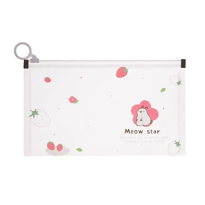 Пенал на молнии формат А65 180 мкр МИКС Зверушки