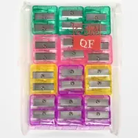 Точилка косметическая, двойная, МИКС