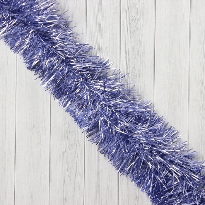 Мишура новогодняя &laquo;Зимнее волшебство. Праздничное сверкание&raquo;, d-9 см, 200 см, сиреневый