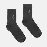 Носки мужские, цвет тёмно-серый, размер 27-29 Носки мужские, цвет тёмно-серый, размер 27-29