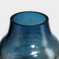 Ваза для цветов &laquo;Эльви&raquo; из цветного стекла 25 х 16 х 16 см