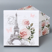 Набор коробок 10 в 1, упаковка подарочная, &laquo;Шебби&raquo;, 10.2 х 10.2 х 6‒28.2 х 28.2 х 15 см