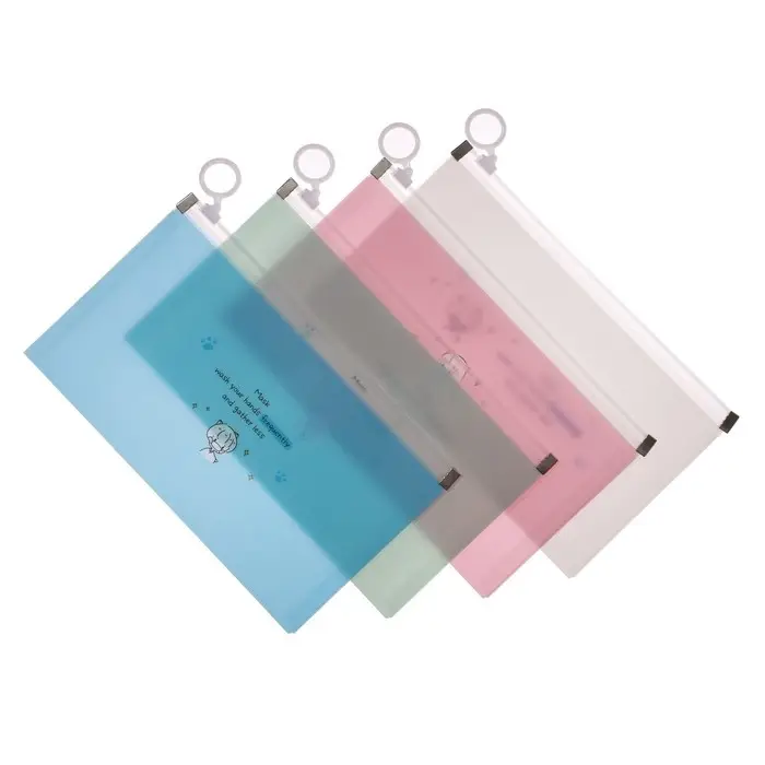 Пенал на молнии формат А65 180 мкр МИКС Пастель