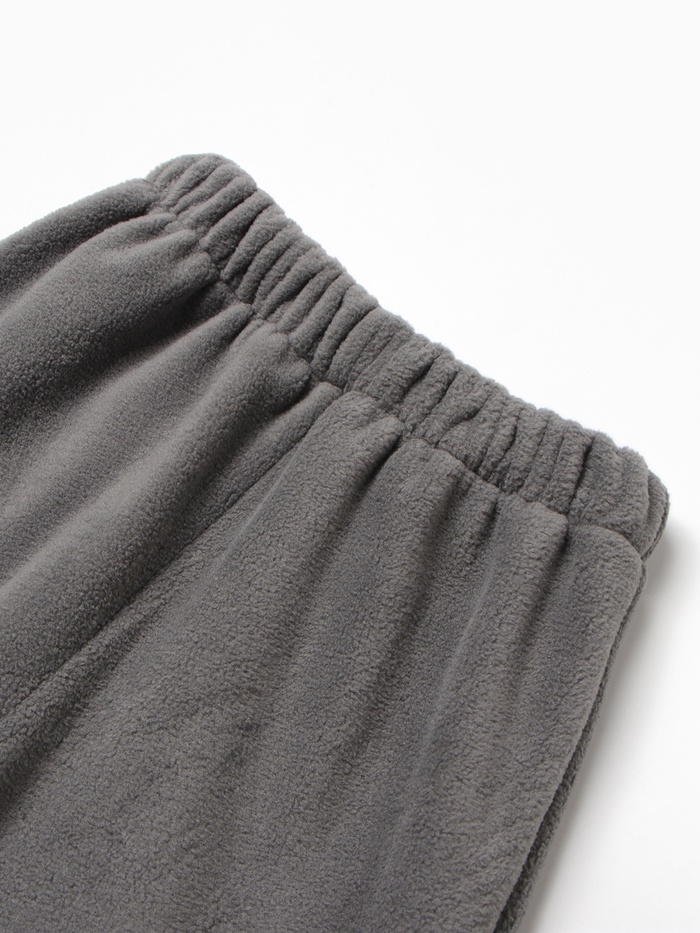 Костюм флисовый (худи и брюки) детский MINAKU: Fleece Soft, цвет серый, рост 128 см