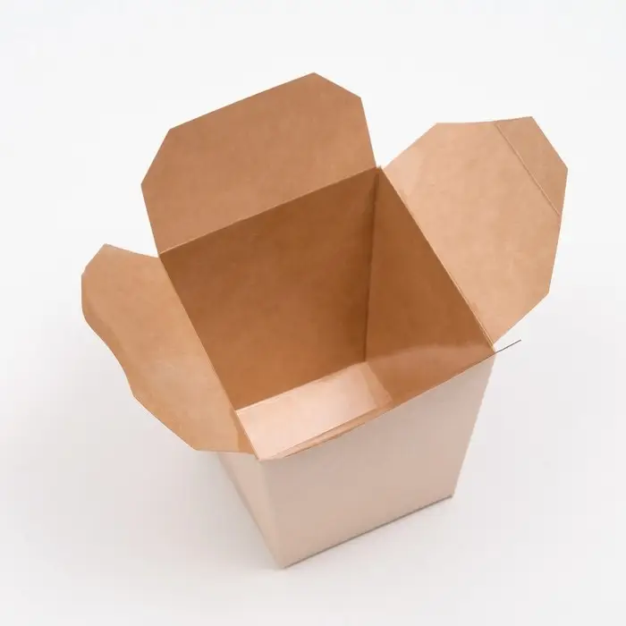 Коробочка для лапши &laquo;ВОК&raquo; сборная, крафтовая, 10 х 10 х 10,5 см