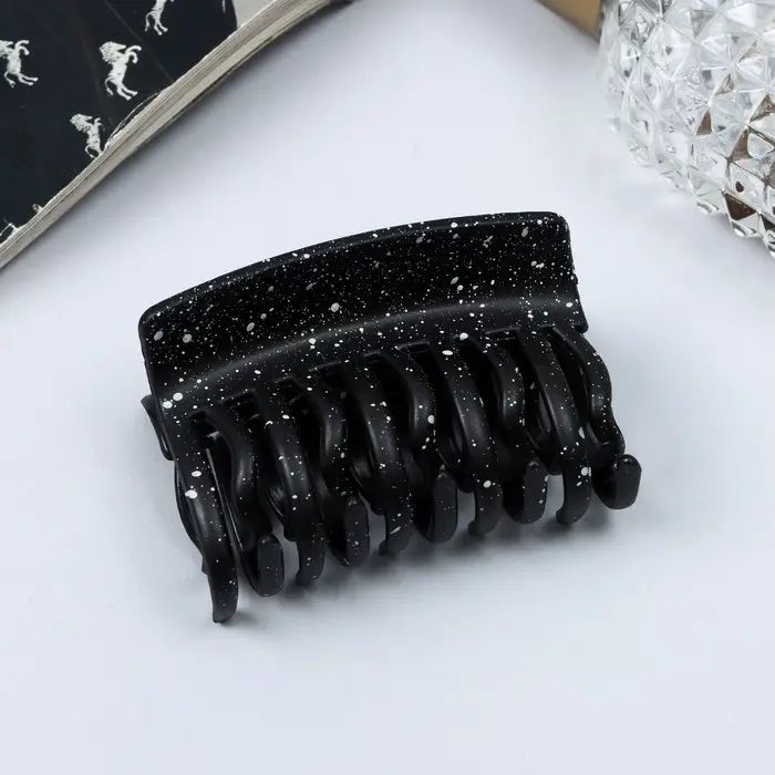 Крабик для волос &laquo;Флоранс&raquo;, прямой классика, 6.5 см, МИКС