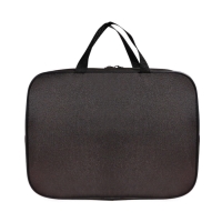 Папка с ручками текстильная А4, 350&times;270&times;80 мм, Stavia &laquo;Неоновый медведь&raquo;