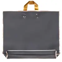 Пакет с петлевой ручкой черный 50 х 41 х 10 см 80 мкм