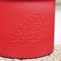 Набор силиконовых форм для выпечки на пасху &laquo;ХВ&raquo; красные, 3 шт.