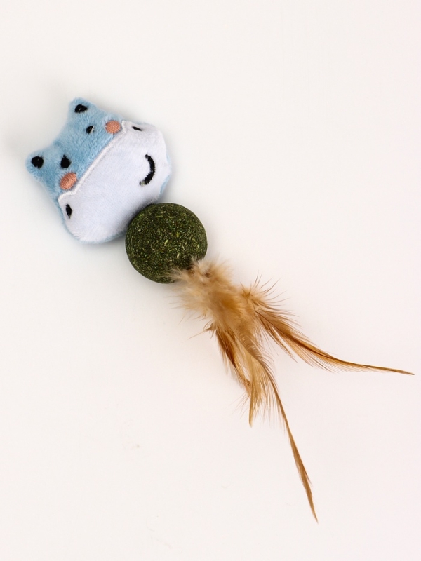 Игрушка с кошачьей мятой "Животные", 18 см, Микс видов