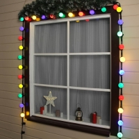 Гирлянда &laquo;Белт-лайт&raquo; 50 м, IP65, 5W, тёмная каучуковая нить, шаг 15 см, Е27 (без ламп), 220 В