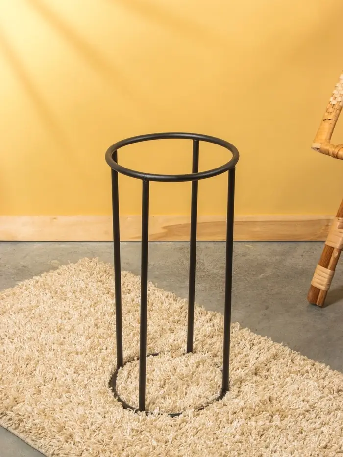 Кашпо на подставке "Золото Скифов" железо 27х27х63,5 см