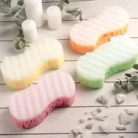 Губка для тела массажная &laquo;Наслаждение&raquo;, 18&times;9,5&times;5 см, цвет МИКС