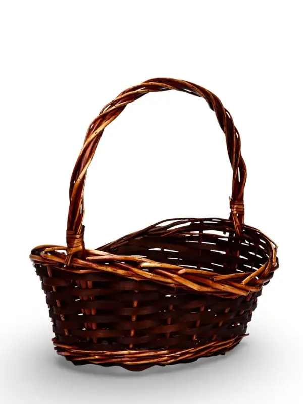 Набор корзин 3 шт, 41х31х12, 35х28х11, 31&times;23&times;9 см, лоза белый