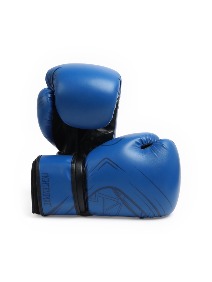 Боксерские перчатки FIGHT EMPIRE, B8102, синие, размер 12 oz