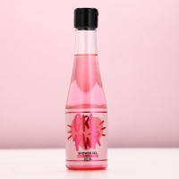 Гель для душа шампанское ЧИСТОЕ СЧАСТЬЕ GRL PWR, 250 мл, аромат малинового вина