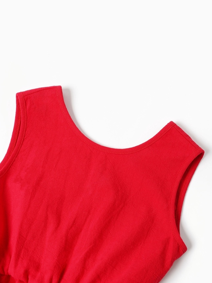 Комплект для девочки (топ и шорты) KAFTAN, р.38 (146-152), красный