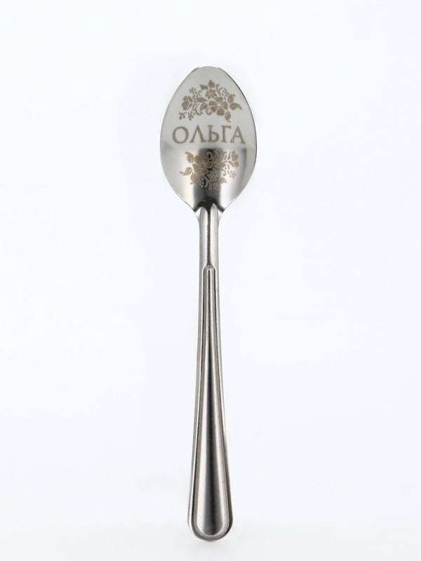 Ложка именная на открытке "Ольга", 3 х 14 см