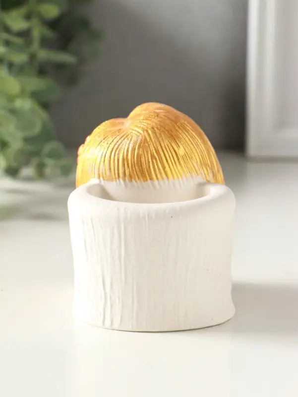 Подставка для мелочей "Русская красавица" 8х8х6 см, гипс