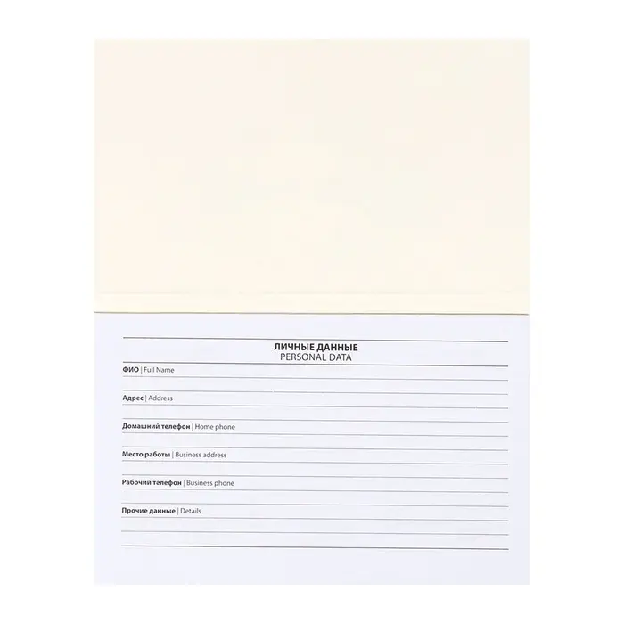 Планинг недатированный A6, с открывными листами, 50 листов, на склейке, мягкая обложка, Мои авокадопланы