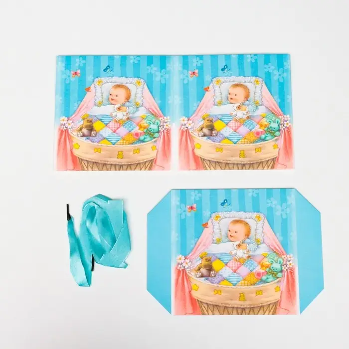 Коробка Самосборная &laquo;Детская&raquo; Мальчикам 15&times;15&times;15 см