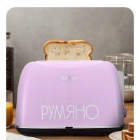 Тостер для хлеба с поддоном для крошек КТ-6833 - 815 Вт
