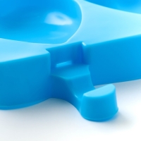 Форма для мороженого &laquo;Сердца&raquo;, силикон, 37&times;15&times;2,5 см, 4 ячейки (9,2&times;8,4 см), цвет МИКС