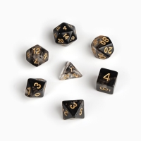 Набор кубиков для D&D (Dungeons and Dragons, ДнД), серия: D&D, "Время игры. Туман", 7 шт