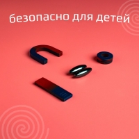 Набор для опытов «Опыты с магнитами, 5 опытов» Набор для опытов «Опыты с магнитами, 5 опытов»