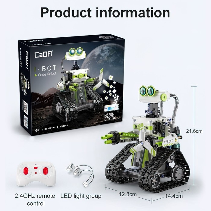 Конструктор радиоуправляемый «Робот», 434 детали Конструктор радиоуправляемый «Робот», 434 детали