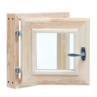 Окно, 30&times;30см, двойное стекло ХВОЯ