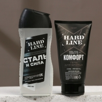 Подарочный набор косметики «Сталь и сила», гель для душа 250 мл и гель для бритья 110 мл, HARD LINE Подарочный набор косметики «Сталь и сила», гель для душа 250 мл и гель для бритья 110 мл, HARD LINE