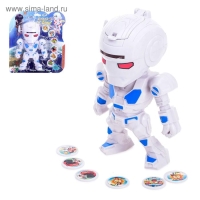 Робот «Стрелок» стреляет дисками, цвета МИКС Робот «Стрелок» стреляет дисками, цвета МИКС