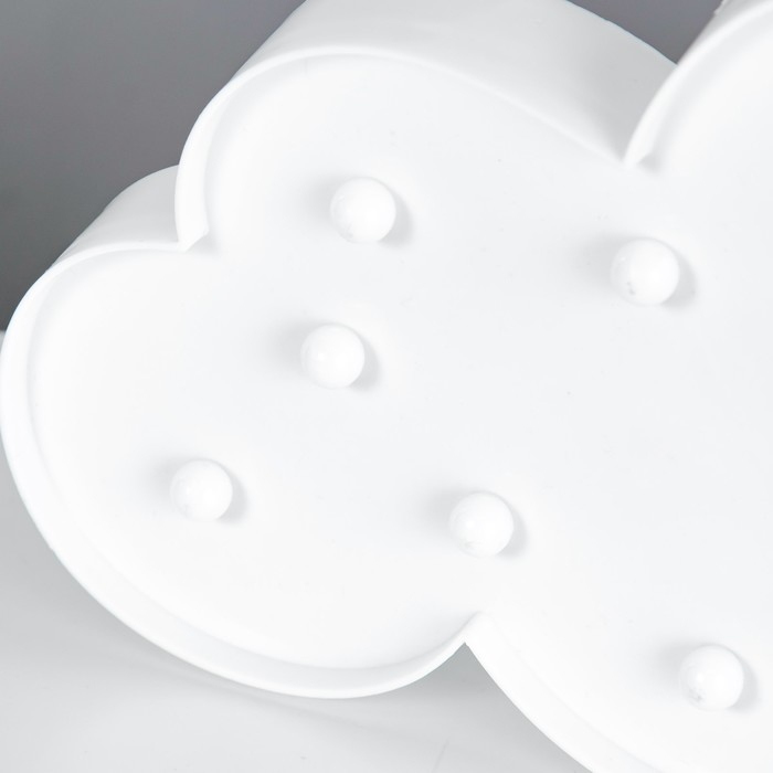 Ночник "Облачко" 11хLED батарейки 2хАА МИКС 29х3х18 см RISALUX