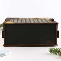 Копилка новогодний подарок новогодняя &laquo;Новый год: На исполнение желаний&raquo; , на Новый год, 18.5 х 18.5 см